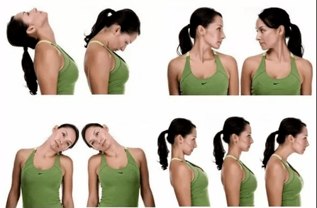 Ejercicios para la osteocondrosis cervical