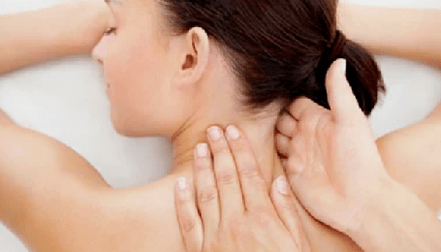 Tratamiento de la osteocondrosis cervical con masaje